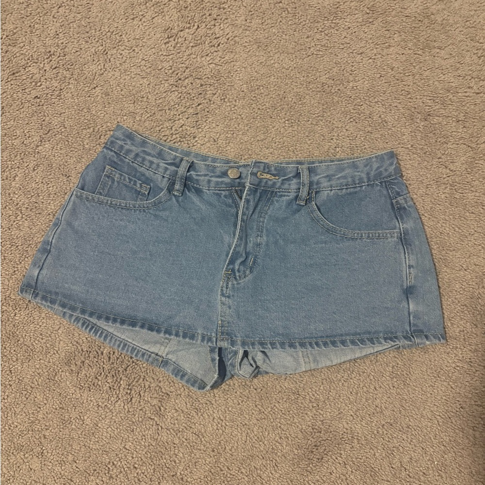Classic Blue Denim Mini Skirt